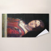La Belle Ferronniere, Leonardo da Vinci Badhanddoek (Badhanddoek)