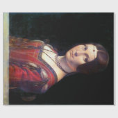 La Belle Ferronniere, Leonardo da Vinci Cadeaupapier (Vlak)