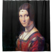 La Belle Ferronniere, Leonardo da Vinci Douchegordijn (Voorkant)