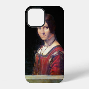 La Belle Ferronniere, Leonardo da Vinci iPhone 12 Hoesje