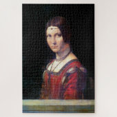 La Belle Ferronniere, Leonardo da Vinci Legpuzzel (Verticaal)