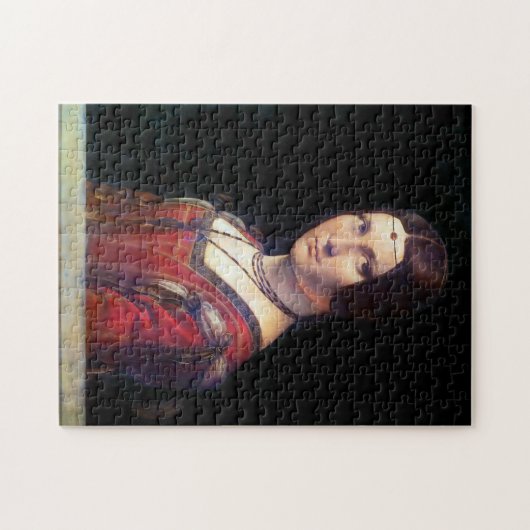 La Belle Ferronniere, Leonardo da Vinci Legpuzzel (Horizontaal)