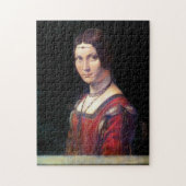 La Belle Ferronniere, Leonardo da Vinci Legpuzzel (Verticaal)