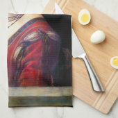 La Belle Ferronniere, Leonardo da Vinci Theedoek (Quarter Fold)