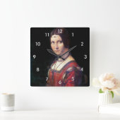 La Belle Ferronniere, Leonardo da Vinci Vierkante Klok (Huis)