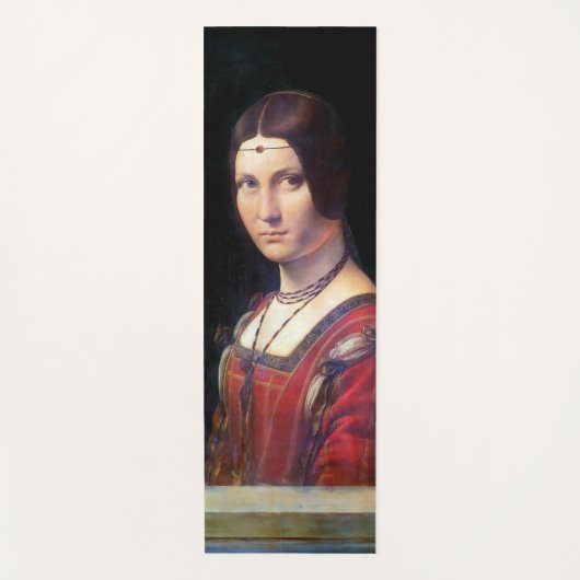 La Belle Ferronniere, Leonardo da Vinci Yogamat (Voorkant)