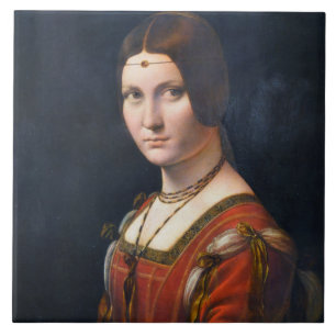 La Belle Ferronniere Tegeltje