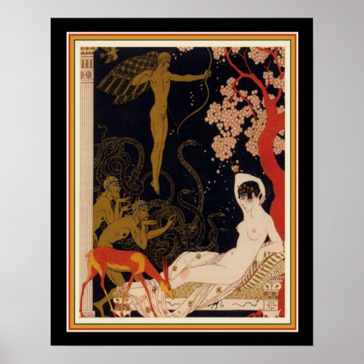 "La Belle Helene" 1922 Art Deco 16 x 20 Poster (Voorkant)