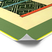 La Belle ~  illustratie van de Mode Poster (Hoek)