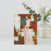 La Belle Iseult | Queen Guenevere, William Morris Briefkaart (Staand voorkant)