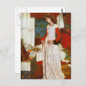 La Belle Iseult | Queen Guenevere, William Morris Briefkaart (Voorkant / Achterkant)