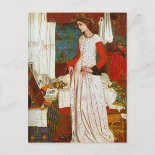 La Belle Iseult   Queen Guenevere, William Morris Briefkaart
