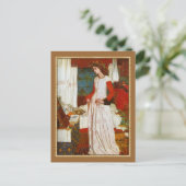 La Belle Iseult ~ William Morris Briefkaart (Staand voorkant)