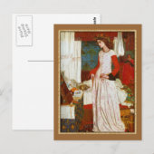 La Belle Iseult ~ William Morris Briefkaart (Voorkant / Achterkant)