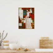 La Belle Iseult ~ William Morris Poster (Keuken)