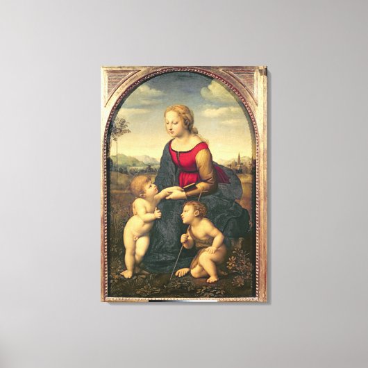 La Belle Jardiniere, 1507 Canvas Afdruk (Voorkant)