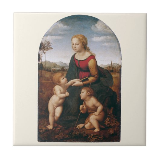 La Belle Jardinière door Rapahel Tegeltje (Voorkant)