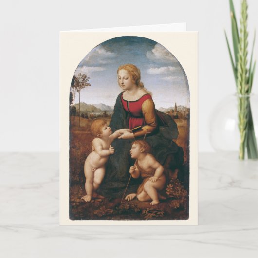 La Belle Jardinière van Rapahel Kaart (Voorkant)