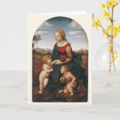 La Belle Jardinière van Rapahel Kaart (Gele Bloem)