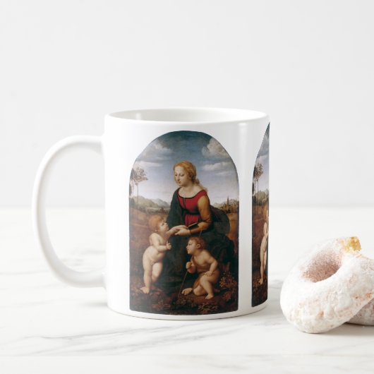 La Belle Jardinière van Rapahel Koffiemok (Met donut)