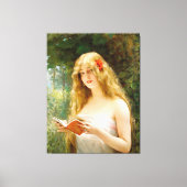  La Belle Liseuse Canvas Afdruk (Voorkant)