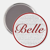 La Belle Magnet (Voorkant / Achterkant)