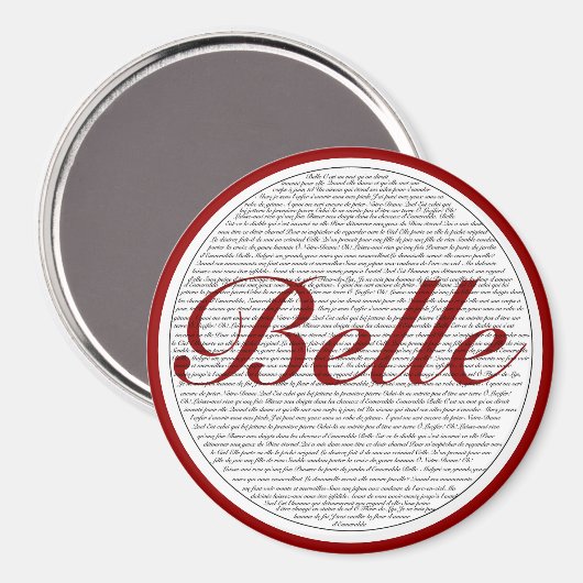 La Belle Magnet (Voorkant / Achterkant)