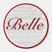 La Belle Magnet (Voorkant)