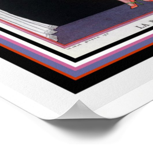 "La Belle Personne" Deco Afdruk van Barbier 12 x 1 Poster (Hoek)