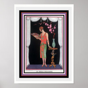 "La Belle Personne" Deco Afdruk van Barbier 12 x 1 Poster