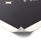 La belle vie à Saint Tropez wanddecoratie poster (Hoek)