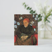 La Berceuse (Augustine Roulin) door Vincent van Go Briefkaart (Staand voorkant)