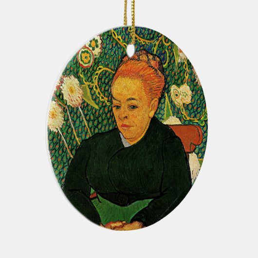 La Berceuse (Augustine Roulin) door Vincent van Go Keramisch Ornament (Rechts)