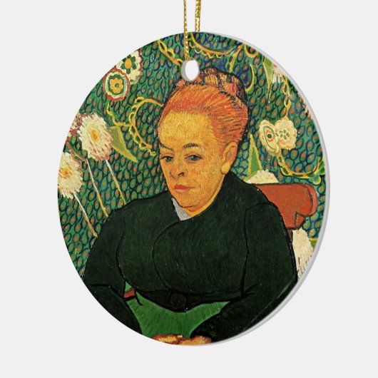 La Berceuse (Augustine Roulin) door Vincent van Go Keramisch Ornament (Links)