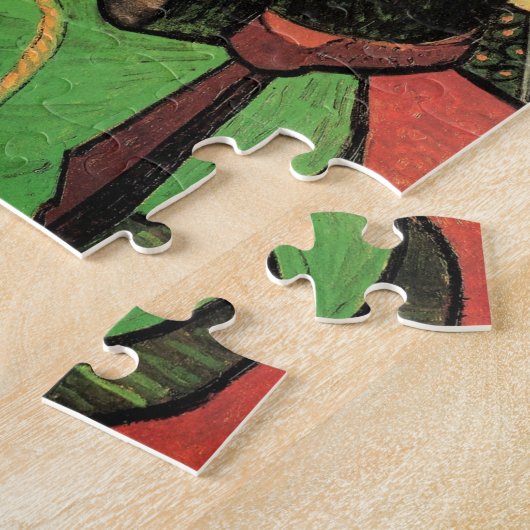 La Berceuse (Augustine Roulin) door Vincent van Go Legpuzzel (Zijkant)