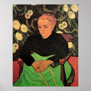 La Berceuse (Augustine Roulin) door Vincent van Go Poster