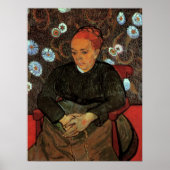 La Berceuse (Augustine Roulin) door Vincent van Go Poster (Voorkant)