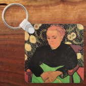 La Berceuse (Augustine Roulin) door Vincent van Go Sleutelhanger (Voorkant)