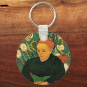 La Berceuse (Augustine Roulin) door Vincent van Go Sleutelhanger (Voorkant)