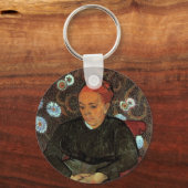 La Berceuse (Augustine Roulin) door Vincent van Go Sleutelhanger (Voorkant)