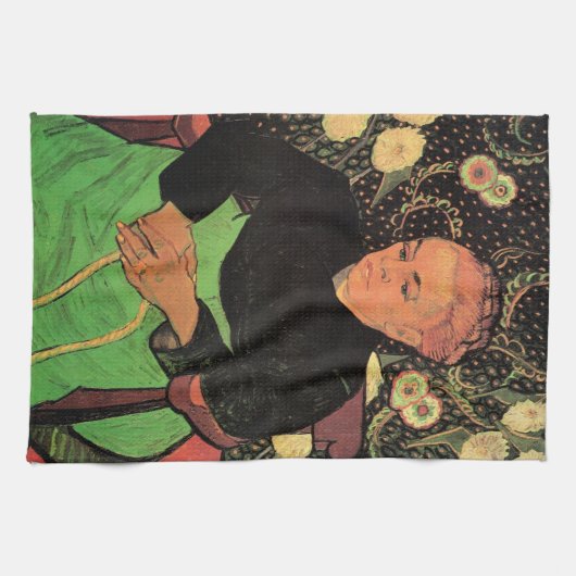 La Berceuse (Augustine Roulin) door Vincent van Go Theedoek (Horizontaal)