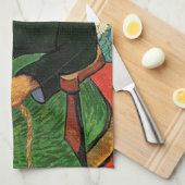 La Berceuse (Augustine Roulin) door Vincent van Go Theedoek (Quarter Fold)