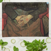 La Berceuse (Augustine Roulin) door Vincent van Go Theedoek (Gevouwen)