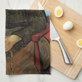 La Berceuse (Augustine Roulin) door Vincent van Go Theedoek (Quarter Fold)