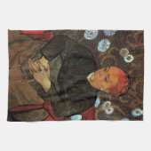 La Berceuse (Augustine Roulin) door Vincent van Go Theedoek (Horizontaal)