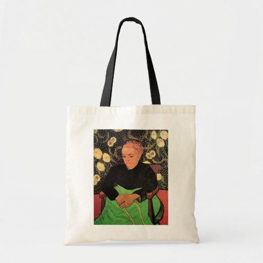 La Berceuse (Augustine Roulin) door Vincent van Go Tote Bag (Voorkant)