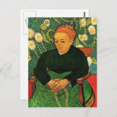 La Berceuse Augustine Roulin door Vincent van Gogh Briefkaart (Voorkant / Achterkant)