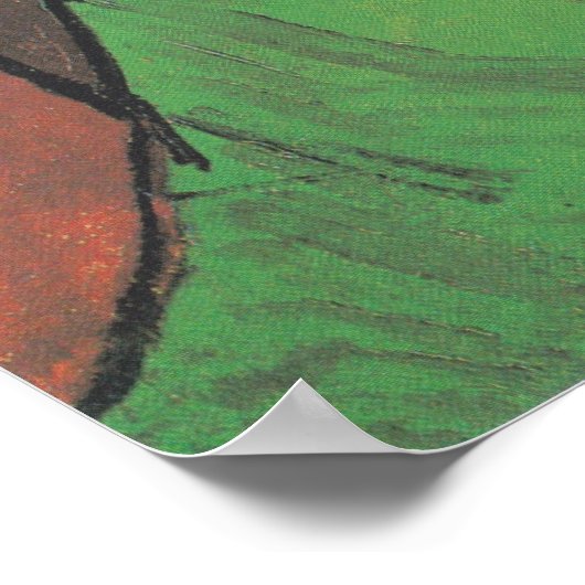 La Berceuse (Augustine Roulin) van Vincent Van Gog Poster (Hoek)