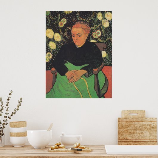 La Berceuse (Augustine Roulin) van Vincent Van Gog Poster (Keuken)