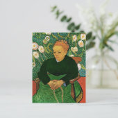 La Berceuse (Augustine Roulin), Vincent van Gogh Briefkaart (Staand voorkant)